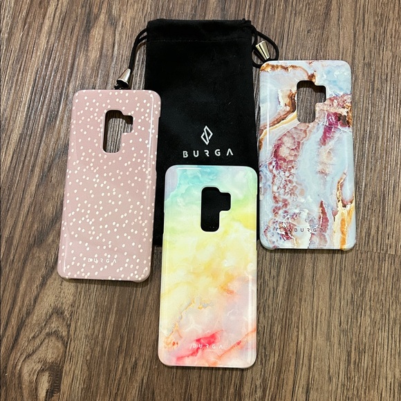 Burga Accessories - BURGA phone cases for Samsung‎ Galaxy S9 Plus LOT OF THREE great used condition